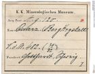 Etiketten zu Quarz (Bergkristall) (NHMW-MIN-Ag120)